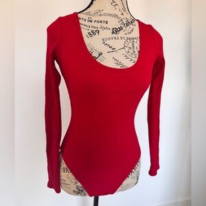 Wilfred Scarlet Long Sleeve Bodysuit